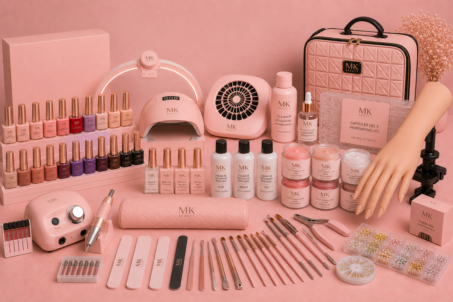 Kit Complet de Formation Ongles — MK Beauty