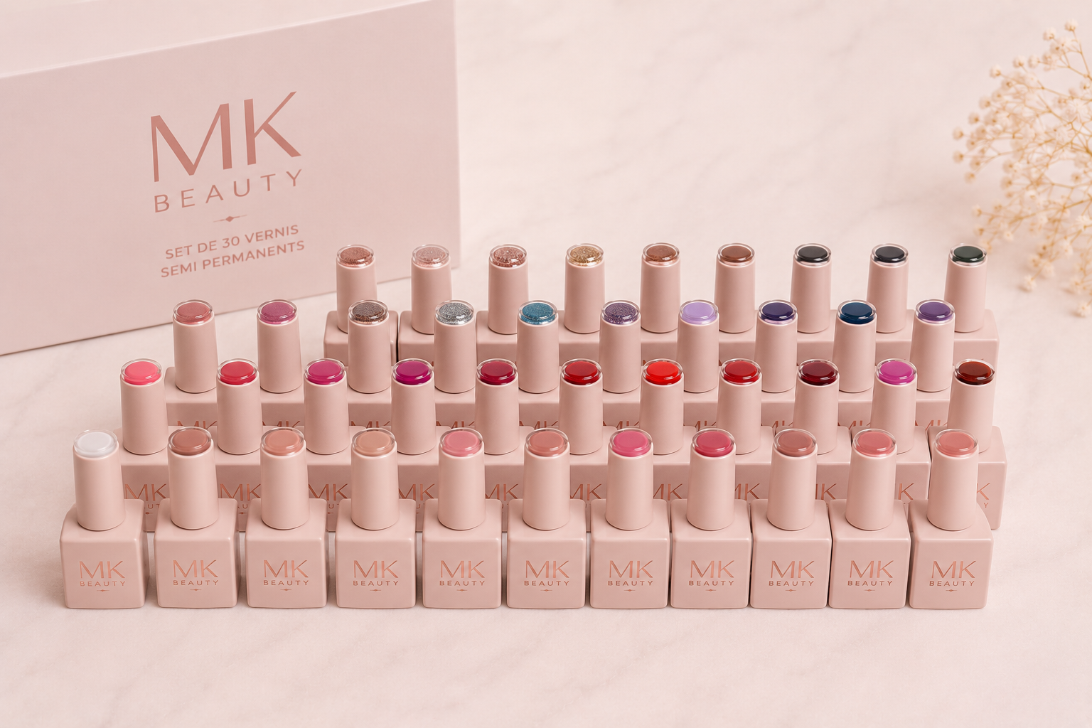 Lot de 30 vernis semi permanent
